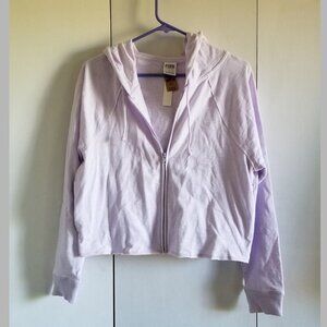 New with Tags! Light Lavender Zip-Up Hoodie